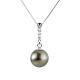 Collier Diamant   Or Blanc