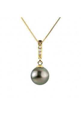 Collier Diamant   Or Jaune