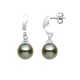 Boucles d'Oreilles -Articulées  Or Blanc