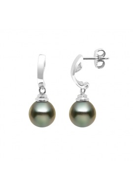 Boucles d'Oreilles -Articulées  Or Blanc