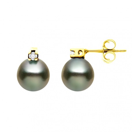 Boucles d'Oreilles Prestige en Or Jaune