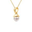 Pendentif Prestige Bélière Articulée - & Diamants   en Or Jaune