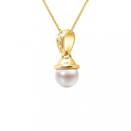 Pendentif Prestige Bélière Articulée - & Diamants   en Or Jaune