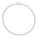 Collier Rang  - Fermoir Anneau Marin Prestige Or Blanc