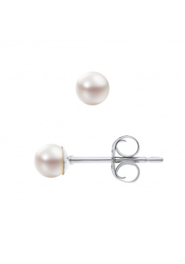 Boucles d'Oreilles en Or Blanc _x000D_