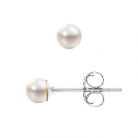 Boucles d'Oreilles en Or Blanc _x000D_