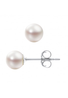 Boucles d'Oreilles en Or Blanc _x000D_