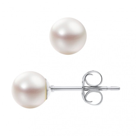 Boucles d'Oreilles en Or Blanc _x000D_