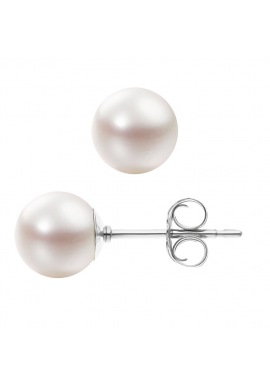 Boucles d'Oreilles en Or Blanc _x000D_