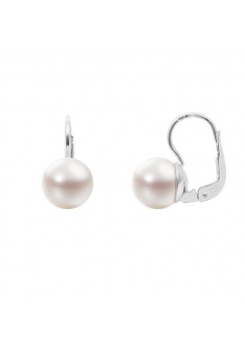 Boucles d'Oreilles en Or Blanc