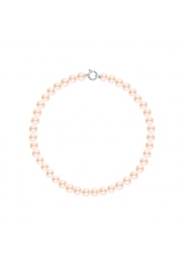 Choker - Fermoir Anneau Marin Or Blanc