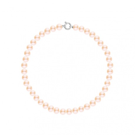 Choker - Fermoir Anneau Marin Or Blanc
