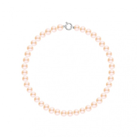 Choker - Fermoir Anneau Marin Or Blanc