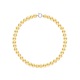 Choker - Fermoir Anneau Marin Or Blanc