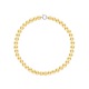 Choker - Fermoir Anneau Marin Or Blanc