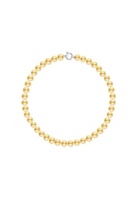 Choker - Fermoir Anneau Marin Or Blanc