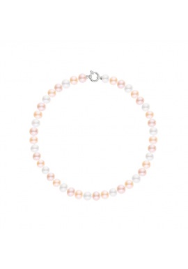 Choker - Fermoir Anneau Marin Or Blanc