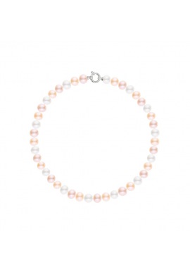 Choker - Fermoir Anneau Marin Or Blanc