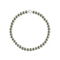 Choker - Fermoir Anneau Marin Or Blanc