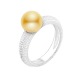 Bague Jonc Amandine en Or Blanc