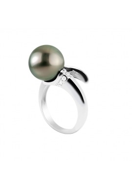 Bague Prestige VRILLE en Or Blanc