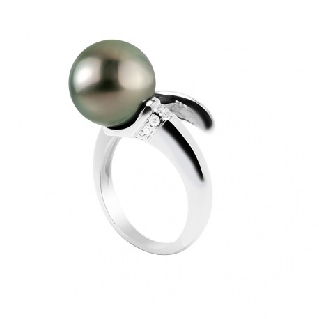 Bague Prestige VRILLE en Or Blanc