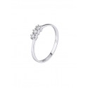 Bague Trilogie Véritables Diamants 0,15 Carats