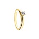Bague Solitaire Véritables Diamants 0,15 Carats