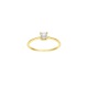 Bague Solitaire Véritables Diamants 0,035 Carats