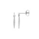 Boucles d'Oreilles Gouttes Véritables Diamants 0,07 Carats