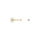 Boucles d'Oreilles Solitaire Véritables Diamants 0,06 Carats