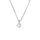 Collier Véritable Diamant Solitaire 0,20 Carats Serti 4 Griffe