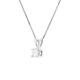 Collier Véritable Diamant Solitaire 0,30 Carats Serti 4 Griffe