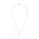 Collier Véritable Diamant Solitaire 0,07 Carats Serti 4 Griffe