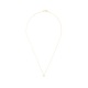 Collier Véritable Diamant Solitaire 0,01 Serti 4 Griffe