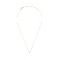 Collier Véritable Diamant Solitaire 0,10 Carats Serti 4 Griffe