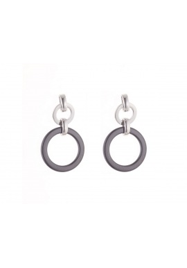 Boucles d'Oreilles Pendantes Céramique