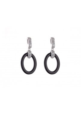 Boucles d'Oreilles Pendantes Céramique