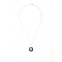 Collier Pendentif Céramique Motif Cercle