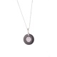 Collier Pendentif Céramique Motif Cercle