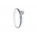 Bague Solitaire Véritables Diamants 0,15 Carats