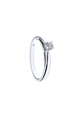 Bague Solitaire Véritables Diamants 0,15 Carats