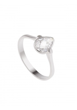 Bague en Argent motif Goutte