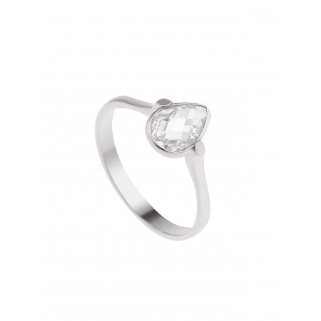 Bague en Argent motif Goutte