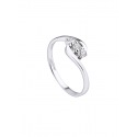 Bague Trilogie Véritable Diamant 0,21 Carats