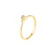 Bague Solitaire Véritable Diamant 0,06 Carats