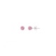 Boucles d'Oreilles Véritable Crystal Rose