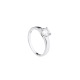 Bague Argent Solitaire Oxydes de Zirconium