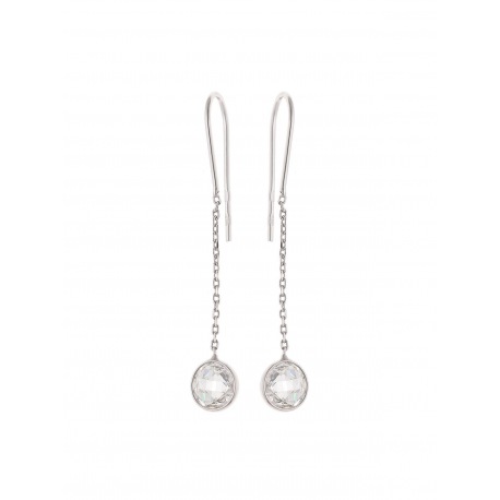 Boucles d'Oreilles Pendantes Motif Rond