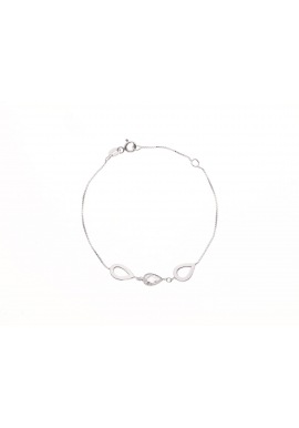 Bracelet Argent & Goutte Argent